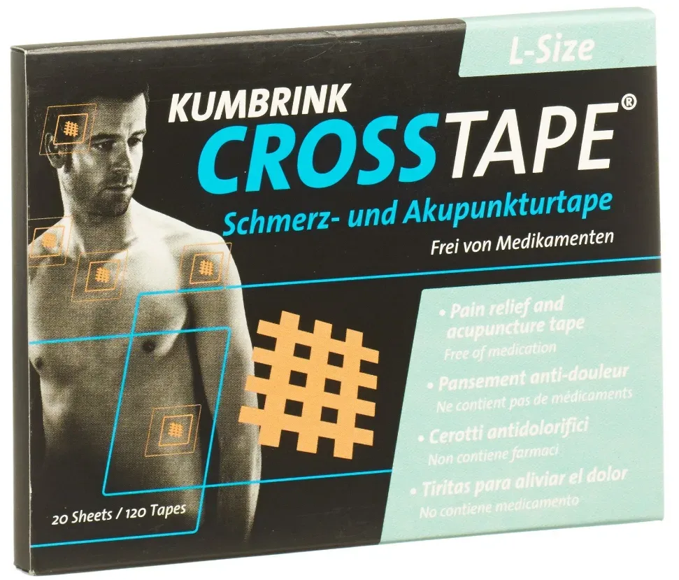 CROSSTAPE Schmerz- und Akupunkturtape Grösse L (120 Stk)