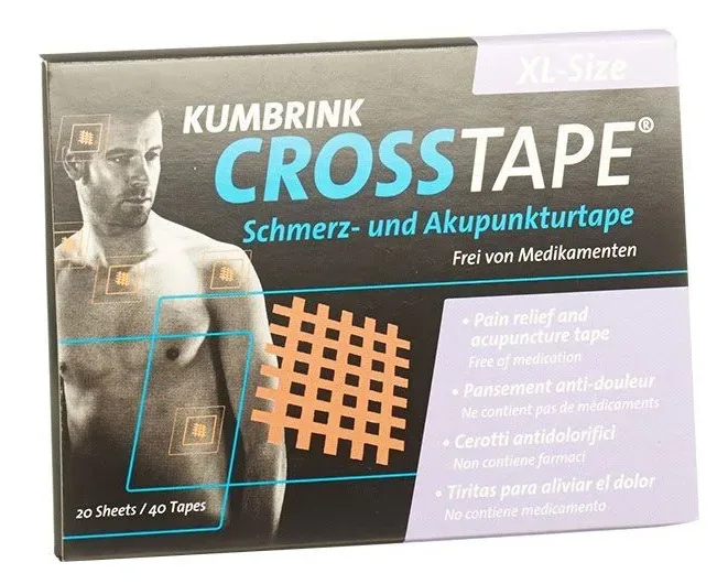 CROSSTAPE Schmerz- und Akupunkturtape Grösse XL (40 Stk)
