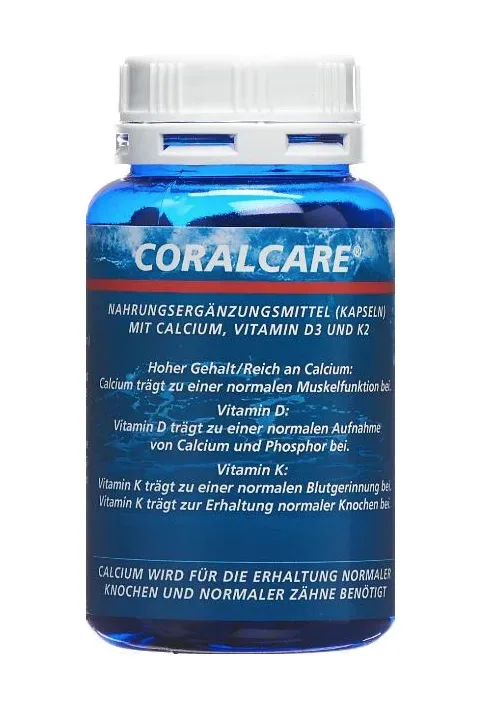 CORALCARE Calcium Kapseln mit Vitamin D3 und K2 (120 Stk)