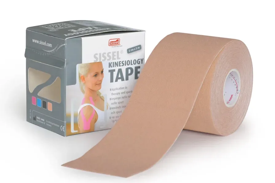 Sissel Kinesiology Tape Beige 5cm x 5m (1 Stk)