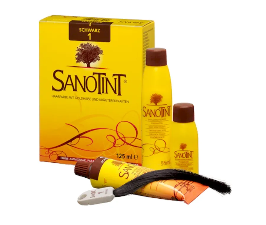 Sanotint Haarfarbe 01 schwarz (125ml)