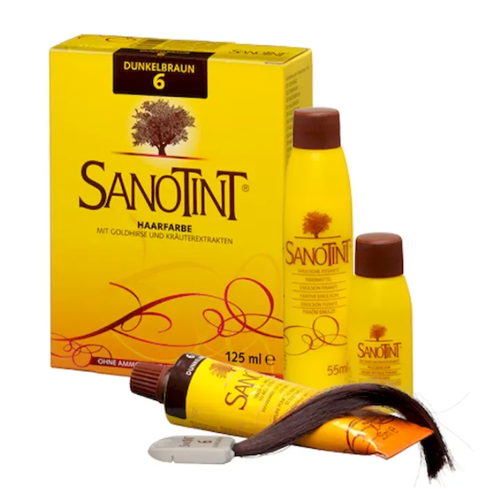 Sanotint Haarfarbe 06 dunkelbraun (125ml)