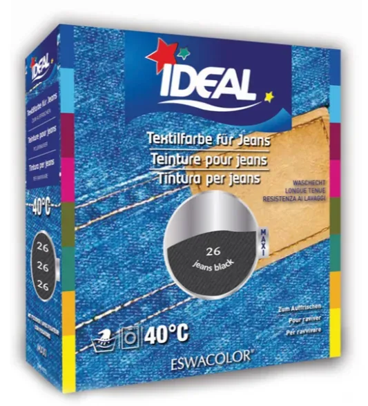 IDEAL Textilfarbe Jeans Schwarz 26 Maxi (1 Stk)