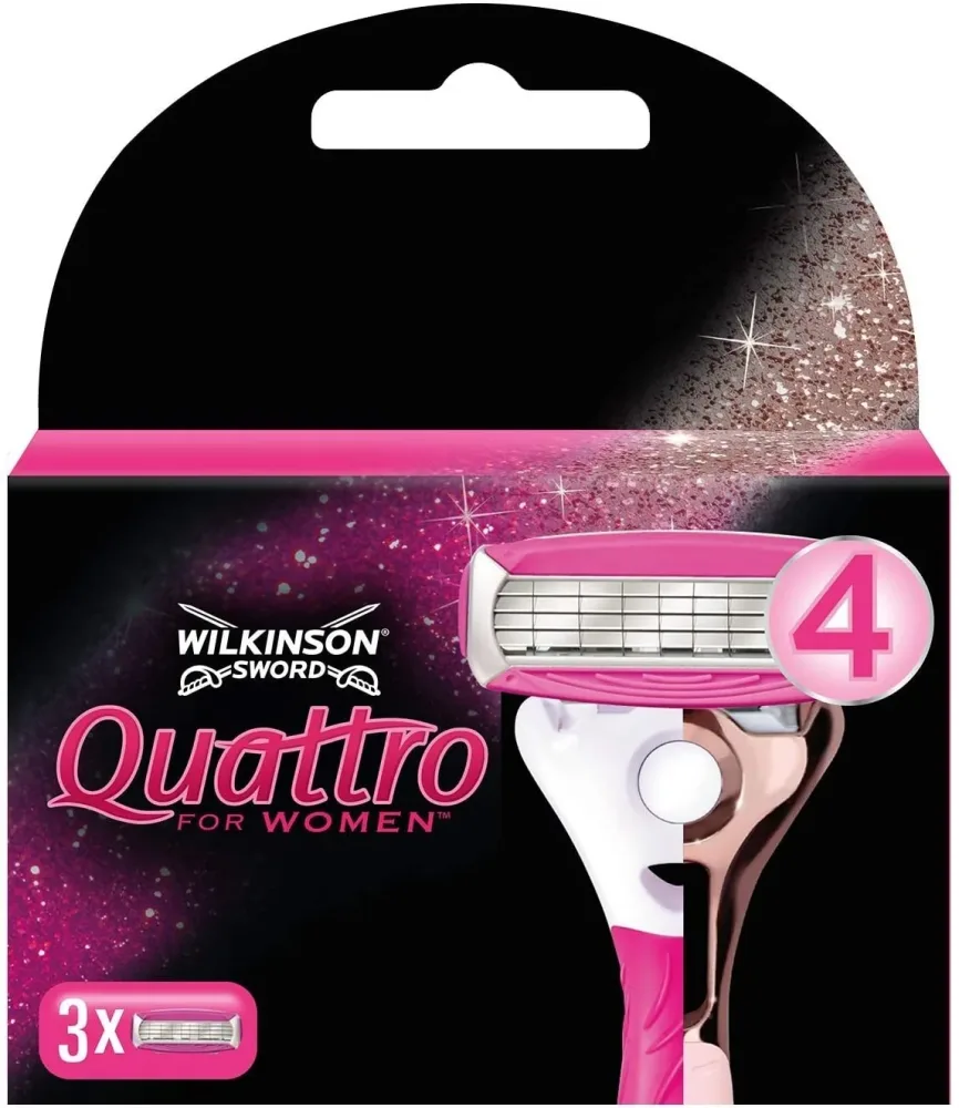 WILKINSON Quattro For Women Klingen 3 Stk