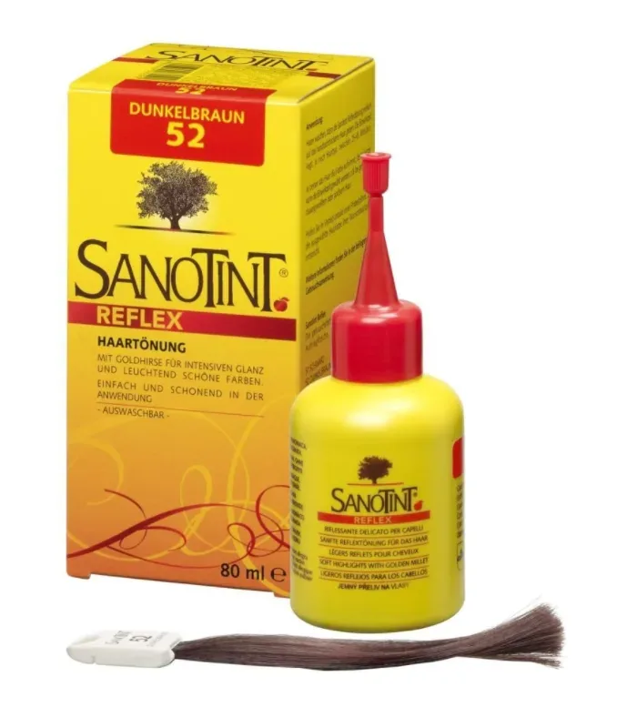 Sanotint Reflex Haartönung 52 dunkelbraun (90ml)