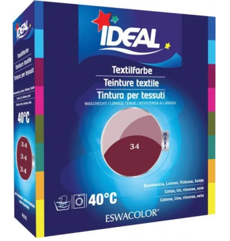 IDEAL Textilfarbe Bordeaux 34 Maxi (1 Stk)
