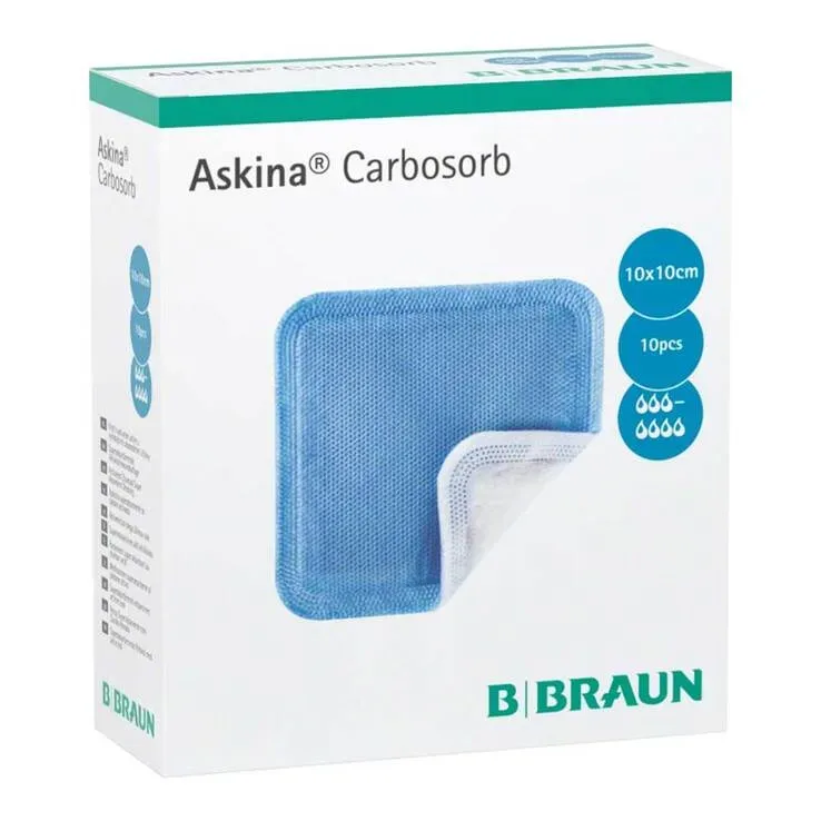 Askina Carbosorb Wundauflage steril 10cm x 20cm (10 Stk)