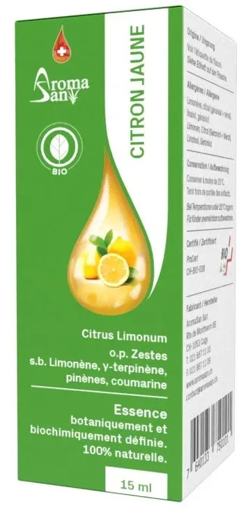 AromaSan Zitrone Bio Essenz (15ml)