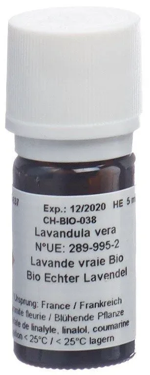 AromaSan Echter Lavendel Bio Ätherisches Öl (5ml)