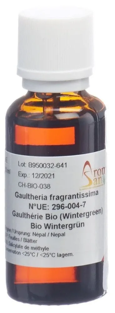 AromaSan Wintergrün Bio Ätherisches Öl (30ml)