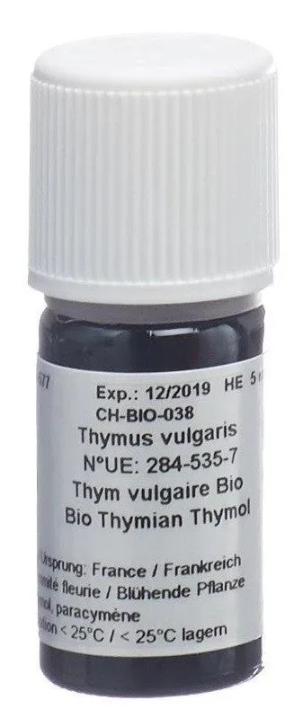 AromaSan Thymian Thymol Bio Ätherisches Öl (5ml)