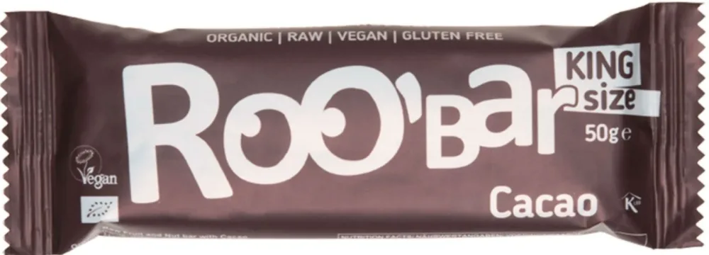 RooBar Rohkostriegel Cacao (16x50g)