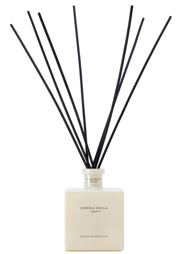 Cereria Mollá Diffuser mit Duftstäbchen Black Orchid & Lily (500ml)
