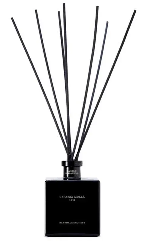 Cereria Mollá Diffuser mit Duftstäbchen Amber & Sandalwood (500ml)