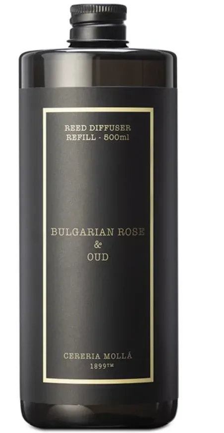 Cereria Mollá Diffuser Refill Bulgarian Rose & Oud (500ml)