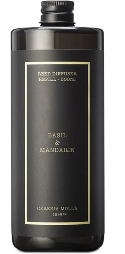 Cereria Mollá Diffuser Refill Basil & Mandarin (500ml)