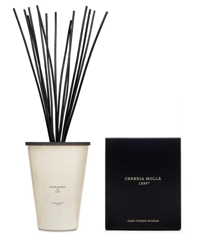 Cereria Mollá Diffuser mit Duftstäbchen Black Orchid & Lily (6x500ml)