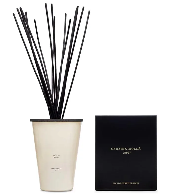 Cereria Mollá Diffuser mit Duftstäbchen Velvet Wood (6x500ml)