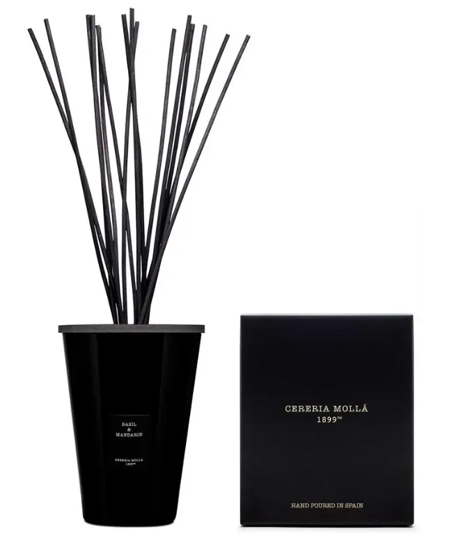 Cereria Mollá Diffuser mit Duftstäbchen Basil & Mandarin (6x500ml)