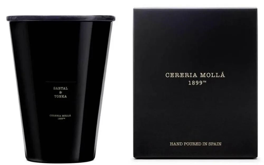 Cereria Mollá Premium Candle XXL Santal & Tonka 4-Docht-Duftkerze (3.5kg)