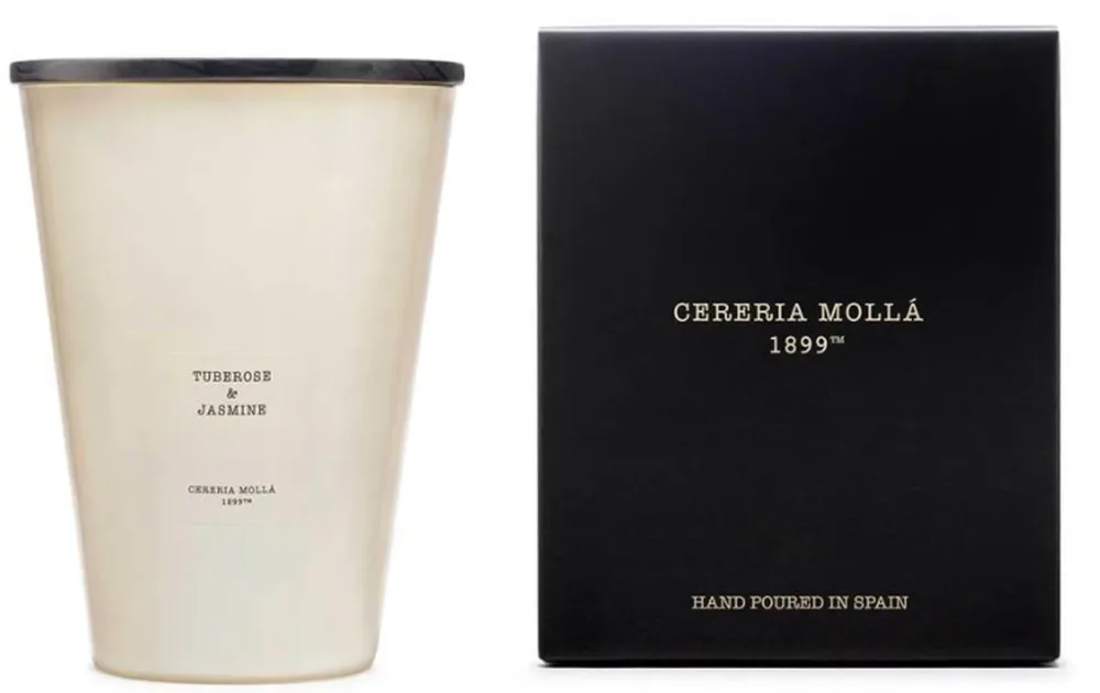 Cereria Mollá Premium Candle XXL Tuberose & Jasmine 4-Docht-Duftkerze (3.5kg)