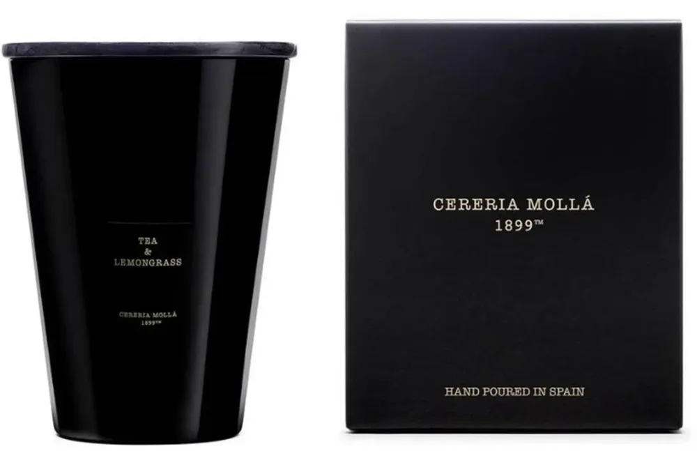 Cereria Mollá Premium Candle XXL Tea & Lemongrass 4-Docht-Duftkerze (3.5kg)