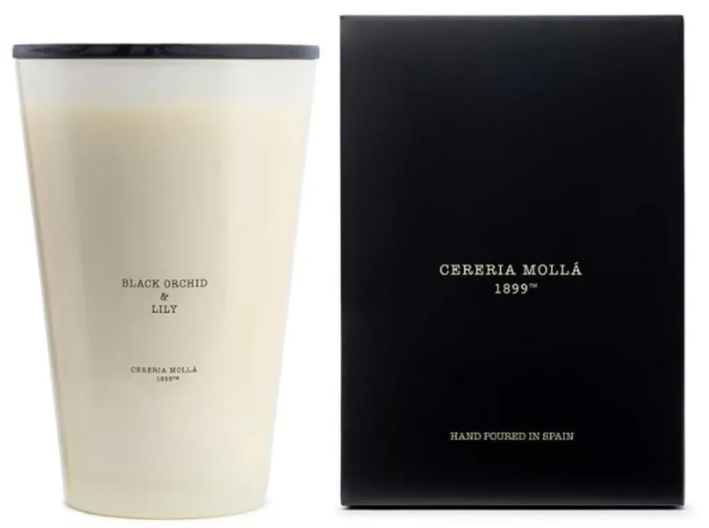 Cereria Mollá Premium Candle 3XL Black Orchid & Lily 7-Docht-Duftkerze (7kg)