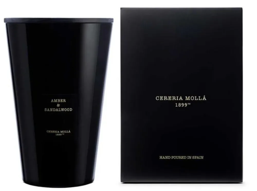 Cereria Mollá Premium Candle 3XL Amber & Sandalwood 7-Docht-Duftkerze (7kg)