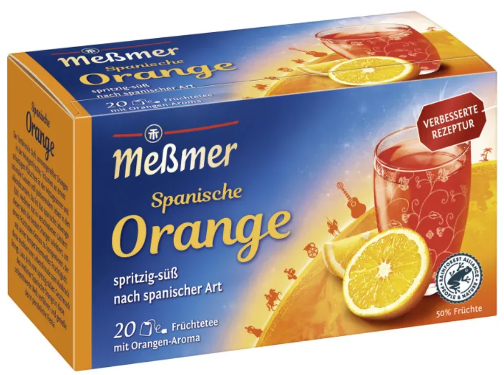 Messmer Früchtetee Spanische Orange (20 Beutel)