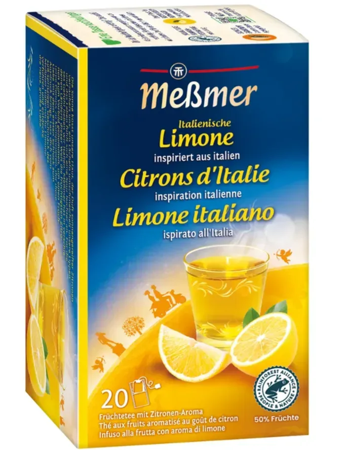 Messmer Früchtetee Italienische Limone (20 Beutel)