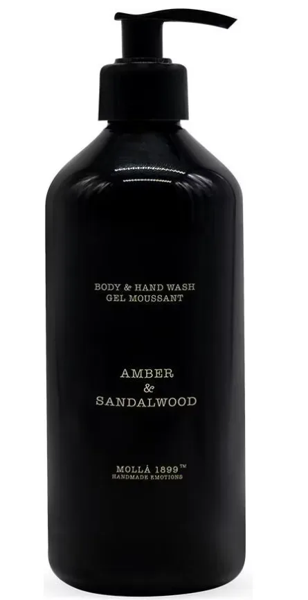 Cereria Mollá Körper- und Handseife Amber & Sandalwood (500ml)