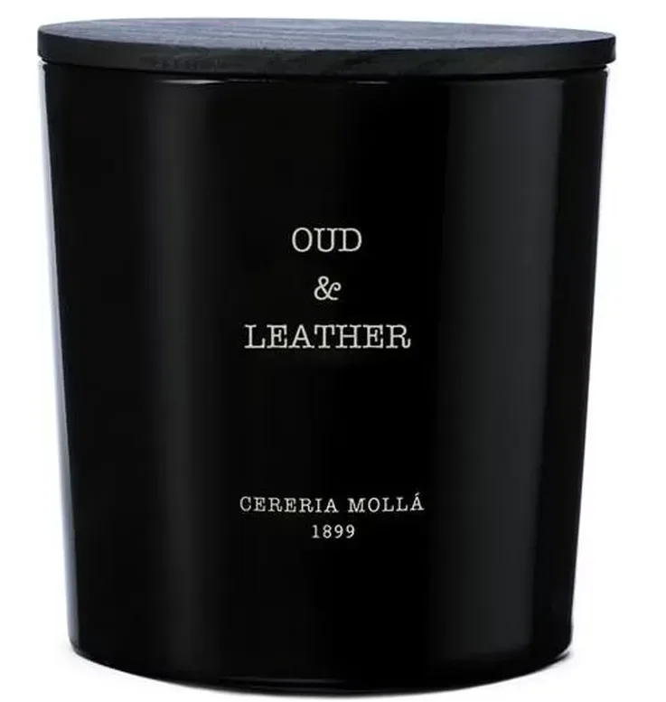 Cereria Mollá Premium Candle XL Oud & Leather 3-Docht-Duftkerze (600g)