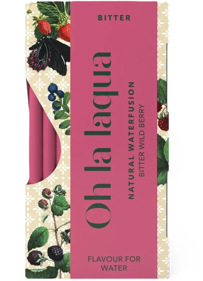 OH LA LAQUA Flavour for Water Bitter Wild Berry (10x6ml)