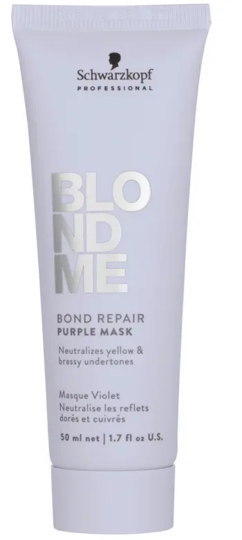Schwarzkopf BLONDME Bond Repair Purple Mask (50ml)