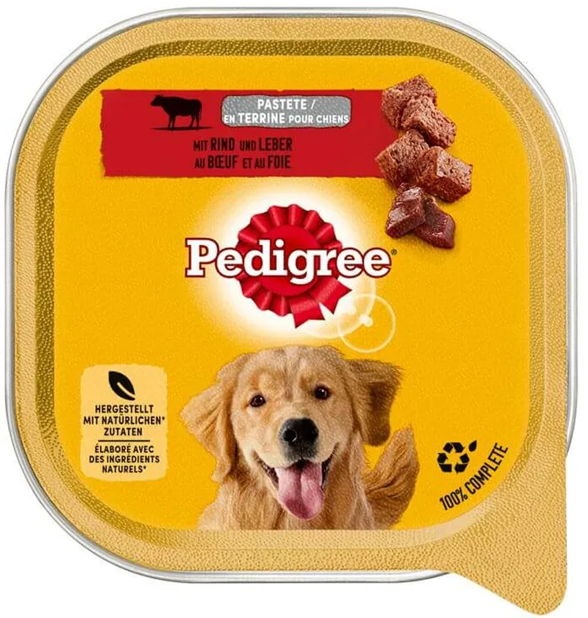 Pedigree -  Adult in Terrine mit Rind Schale 300g, 300 g