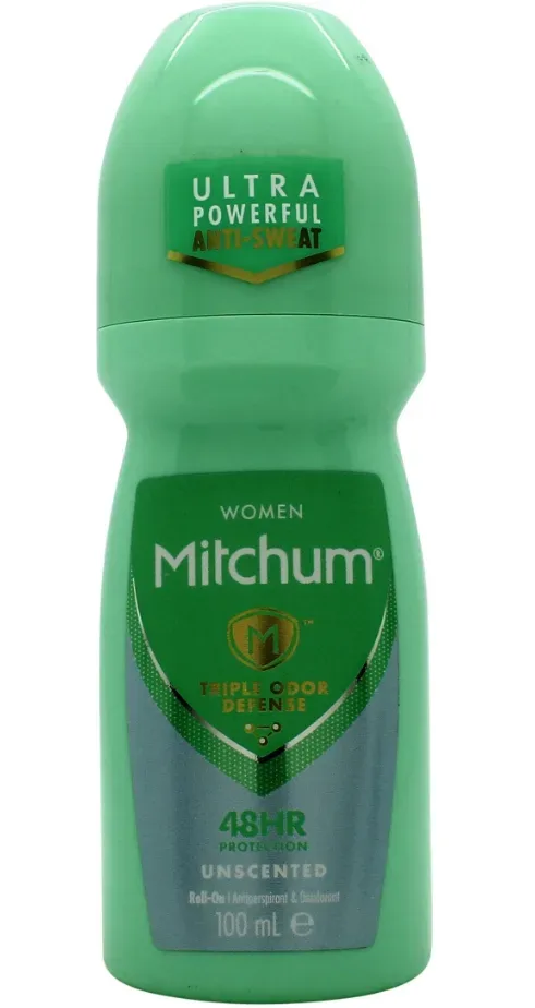 Revlon Mitchum Powder Roll-On Unscented Female (100ml)