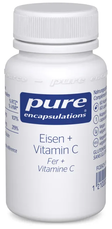 pure Encapsulations Eisen + Vitamin C Kapseln (60 Stk)