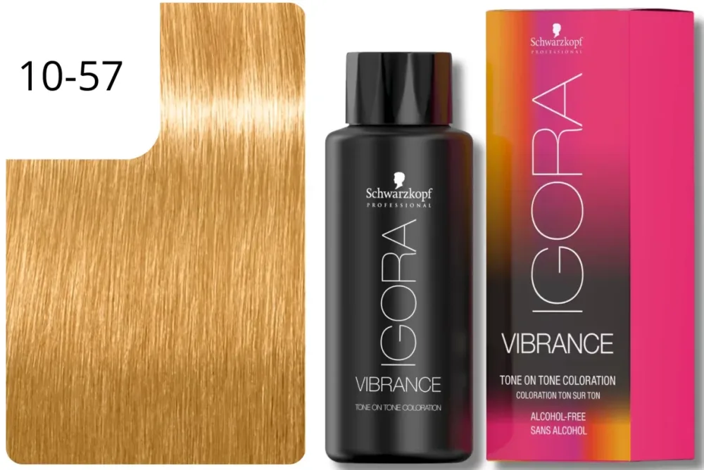 Schwarzkopf IGORA VIBRANCE 10-57 Gold Kupfer Weich (60ml)