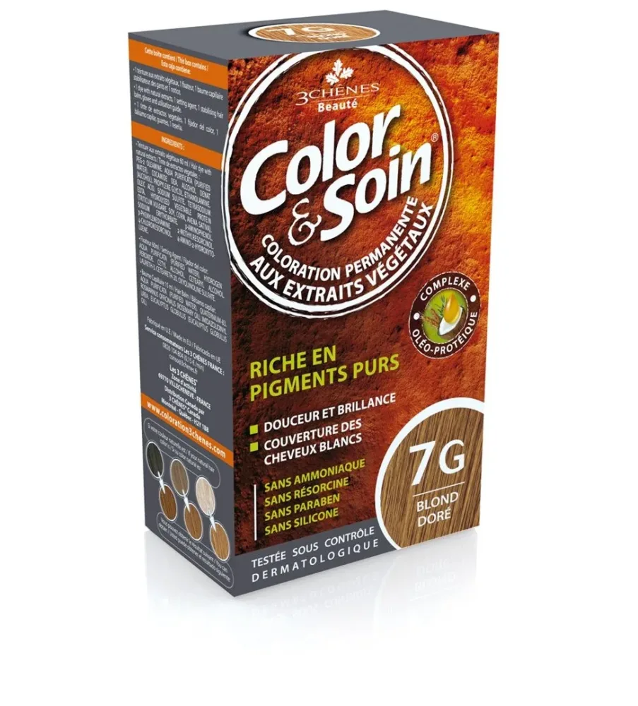 Color & Soin Coloration 7G, Goldblond (135ml)