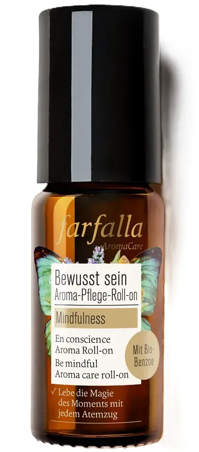 Farfalla Aroma-Pflege-Roll-On Bewusst sein (10ml)