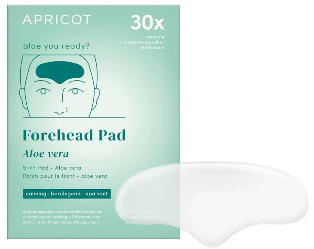 Apricot Wiederverwendbares Stirn Pad mit Aloe Vera Anti-Aging Masken 1 ct