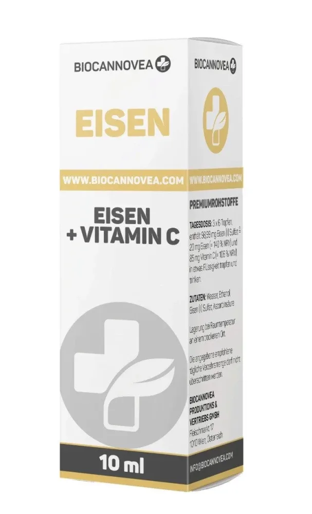 BIOCANNOVEA Eisen aktiviert + Vitamin C (10ml)