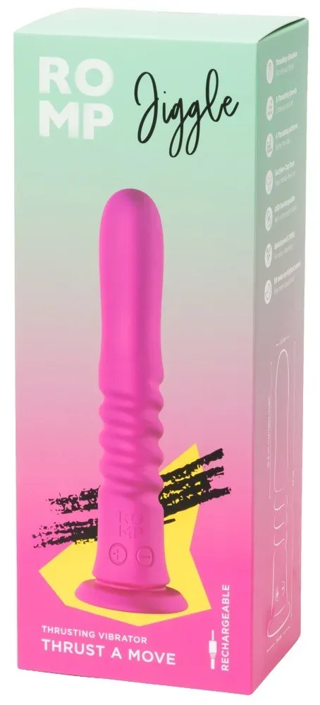 Romp Jiggle Dildo mit Stossfunktion