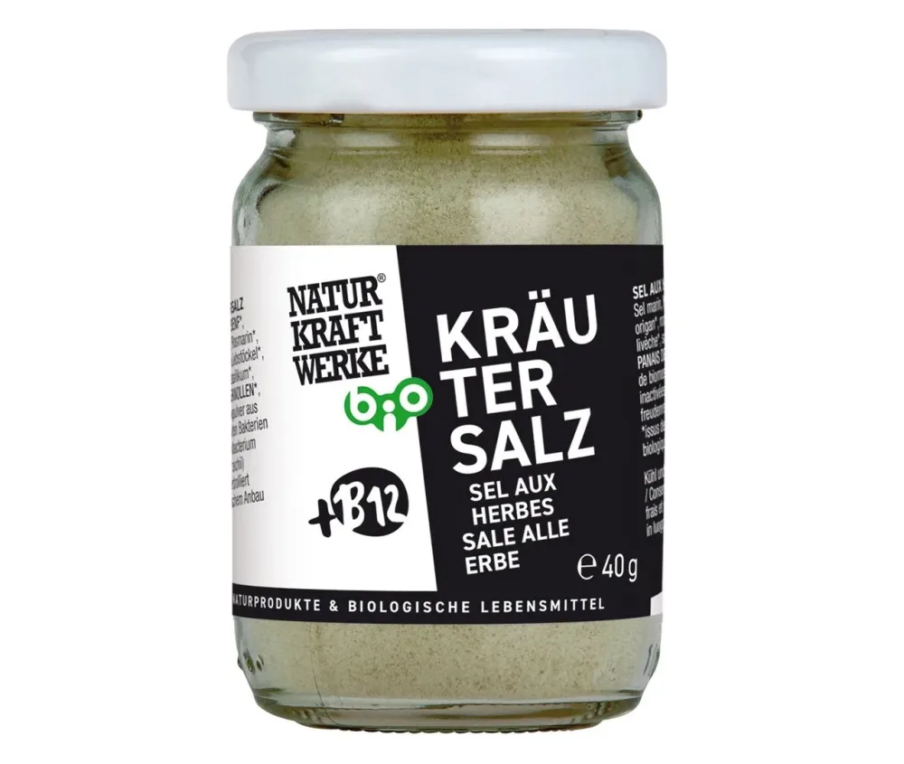 NATURKRAFTWERKE Kräutersalz mit B12 Bio/kba (40g)