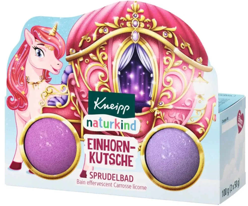 Kneipp Naturkind Sprudelbad, Einhornkutsche (2x50g)