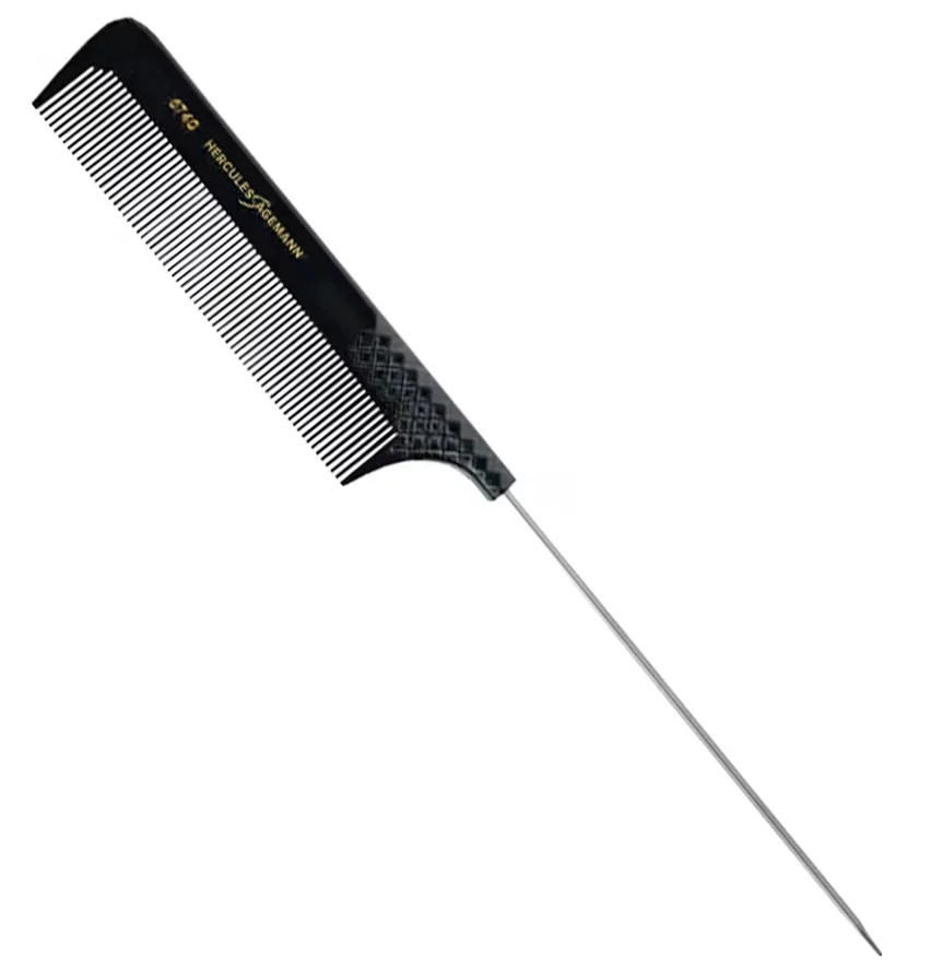 Hercules S&auml;gemann Nadel-Stielkamm Schwarz 22.2 cm