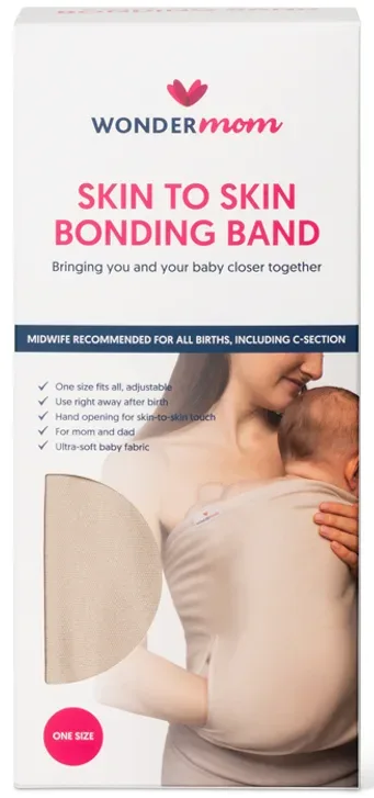 Wondermom Skin to Skin Bonding Band, beige (1 Stk)