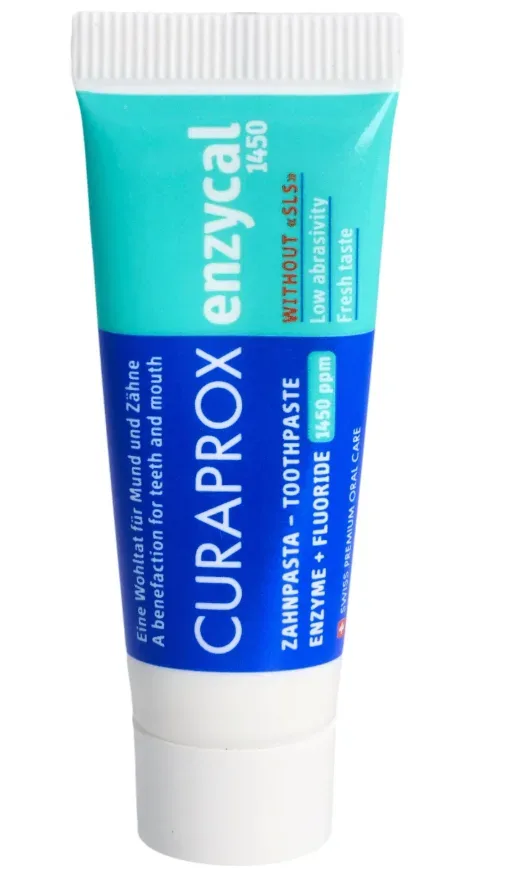 Curaprox Enzycal 1450pp Zahnpasta, mit Fluorid (10ml)