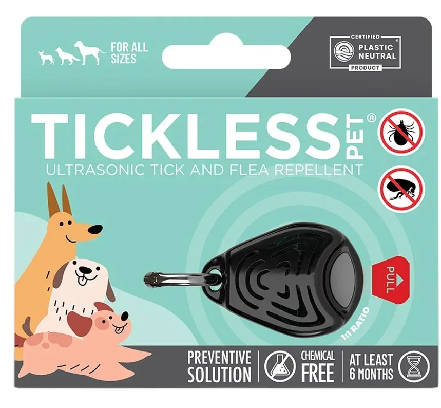 Tickless Pet Zecken- und Flohschutz schwarz (1 Stk)