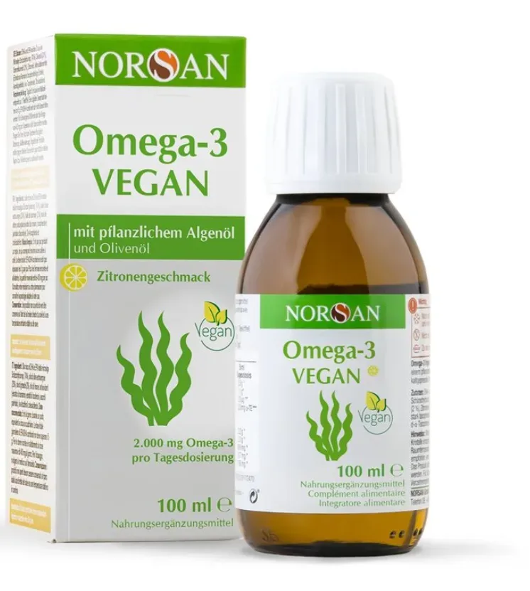 Norsan Omega-3 Vegan Algenöl (100ml)